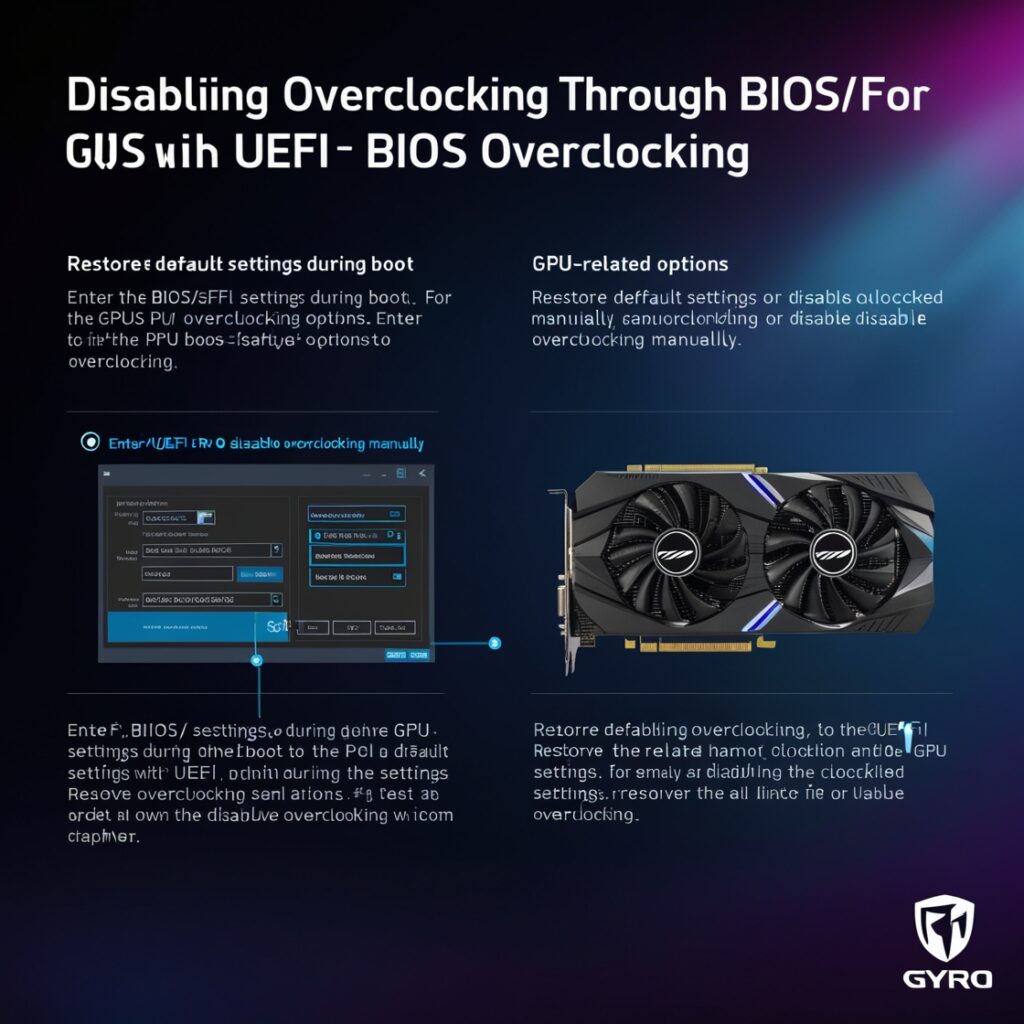  Disabling Overclocking Through BIOS/UEFI