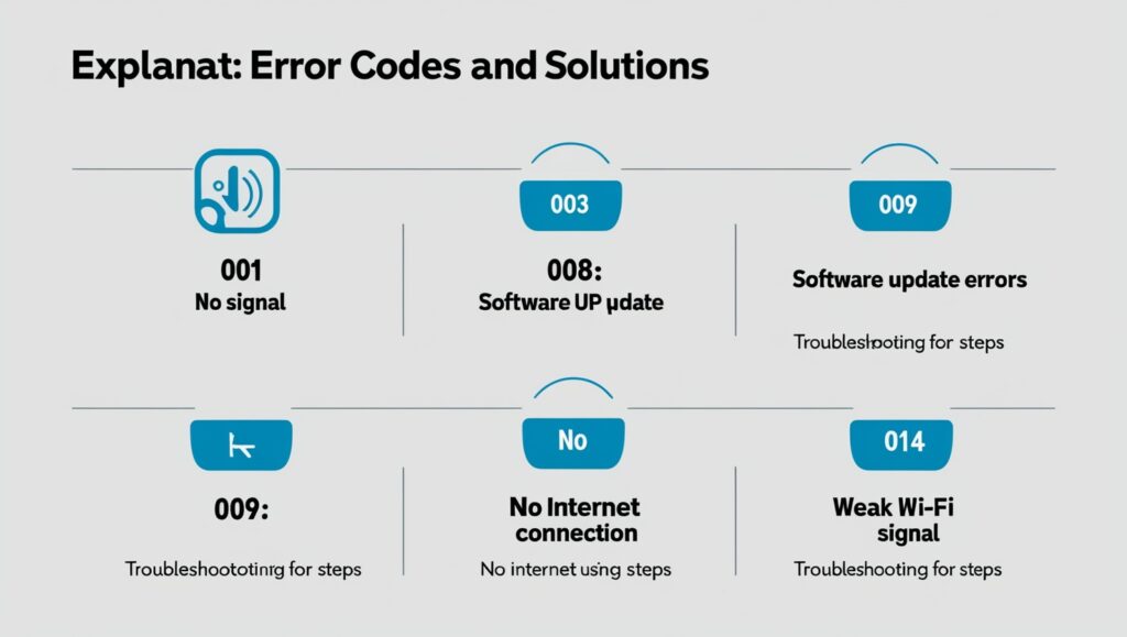 7. Error Codes and Solutions