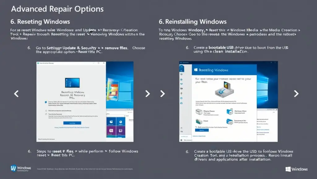 Advanced Repair Options