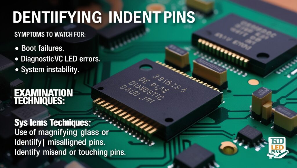 Identifying Bent Pins