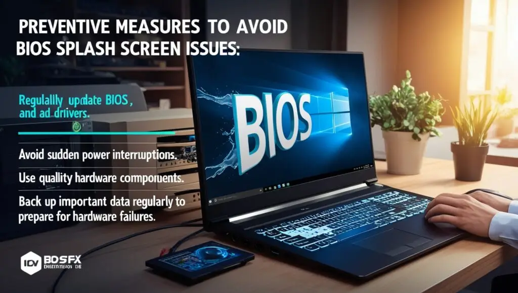 Preventive Measures to Avoid BIOS Splash Screen Issues